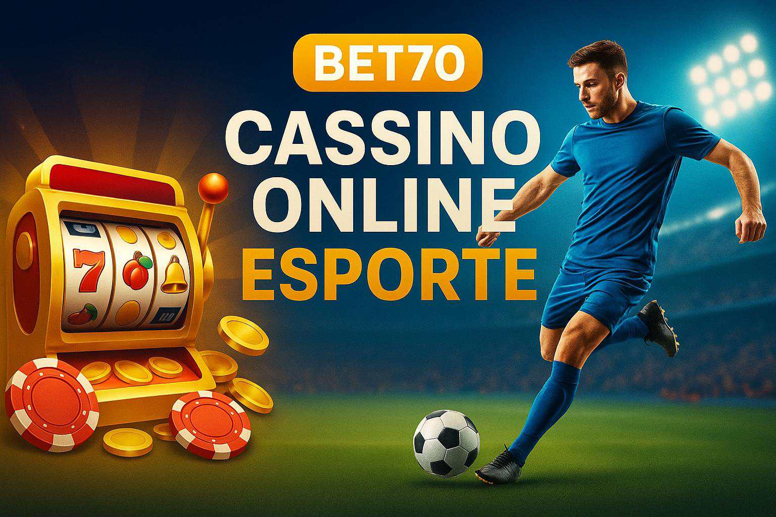 Aposte em apostas esportivas no cassino online BET70