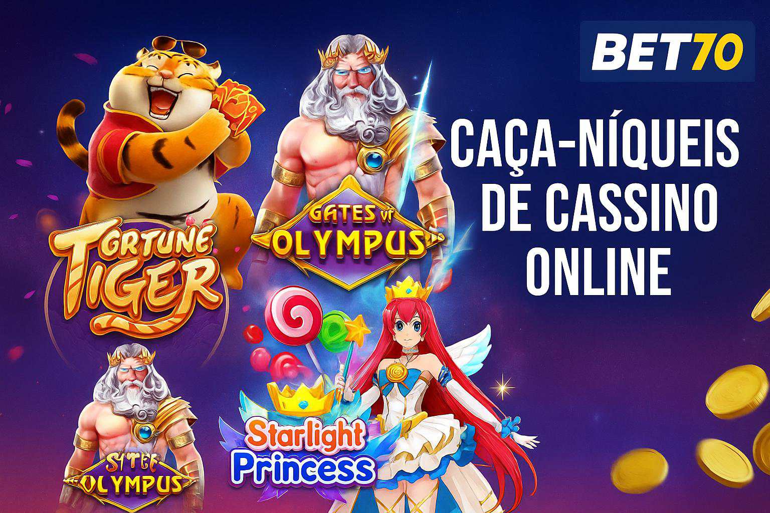 Jogos de Slot no Casino Online BET70
